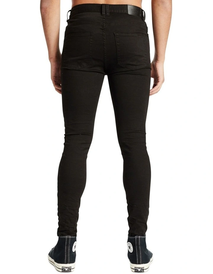 K1 Stretch Super Skinny Jeans Black image 2