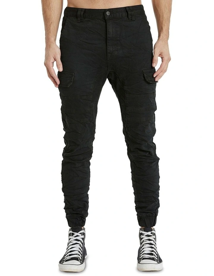 Salem Denim Jogger in Black image 1