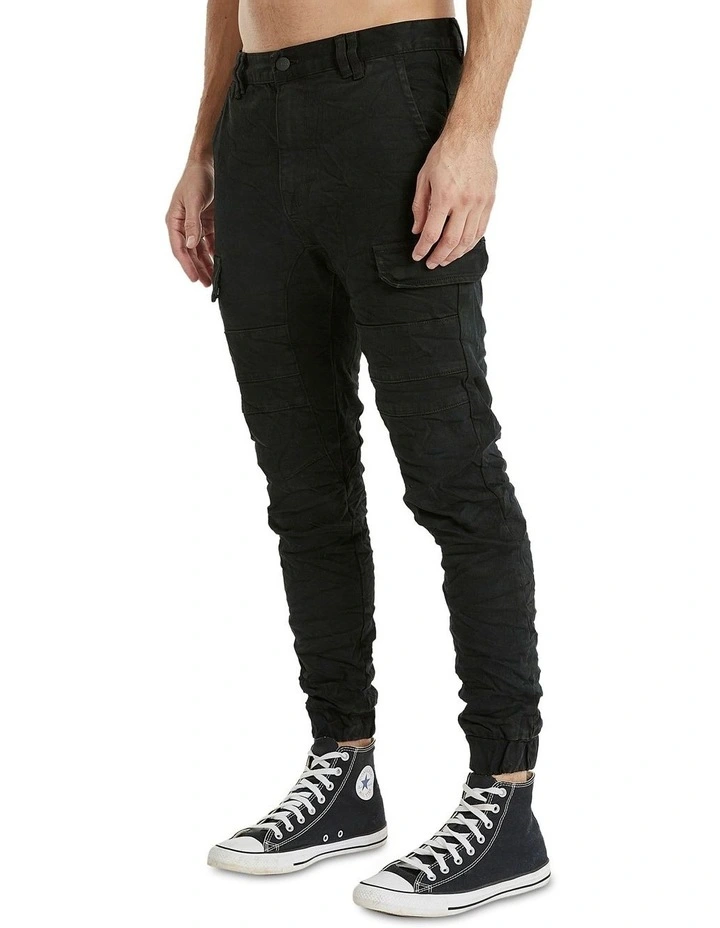 Salem Denim Jogger in Black image 2