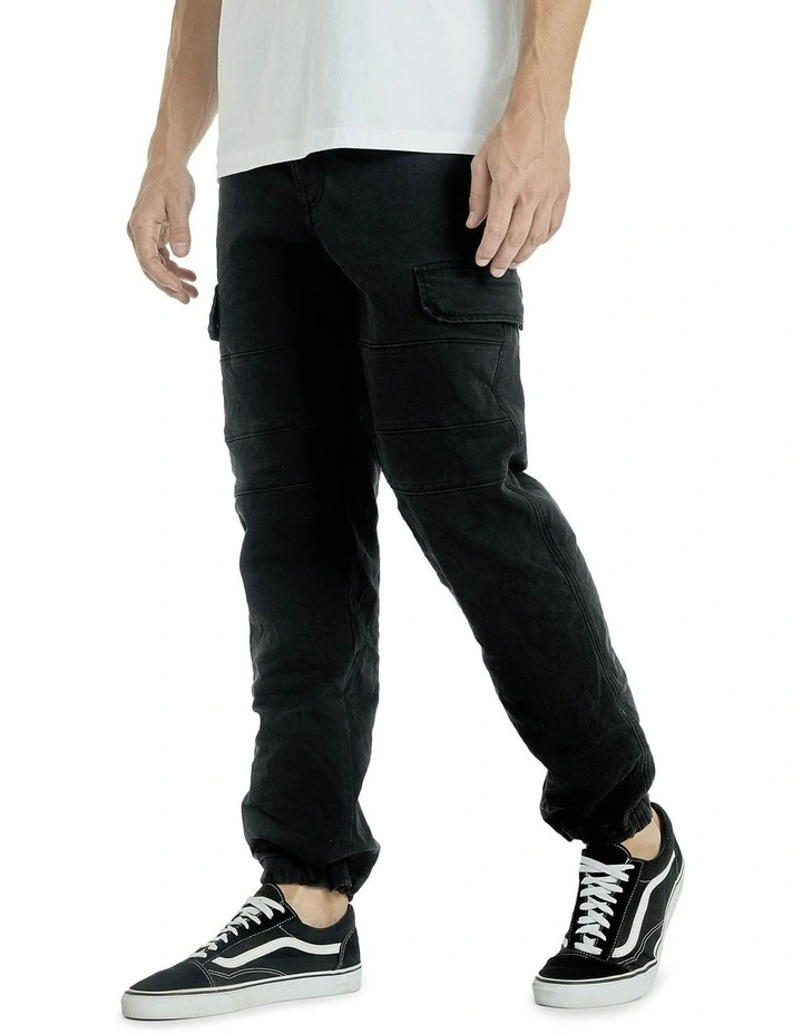 Michigan Side Pocket Cargo in Black image 2