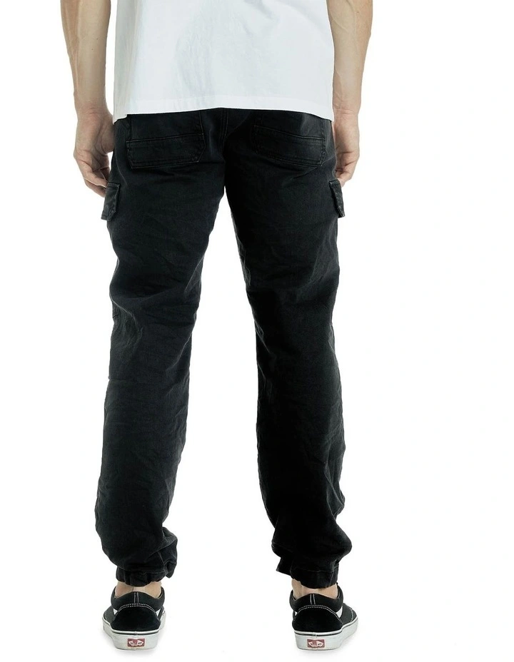 Michigan Side Pocket Cargo in Black image 4