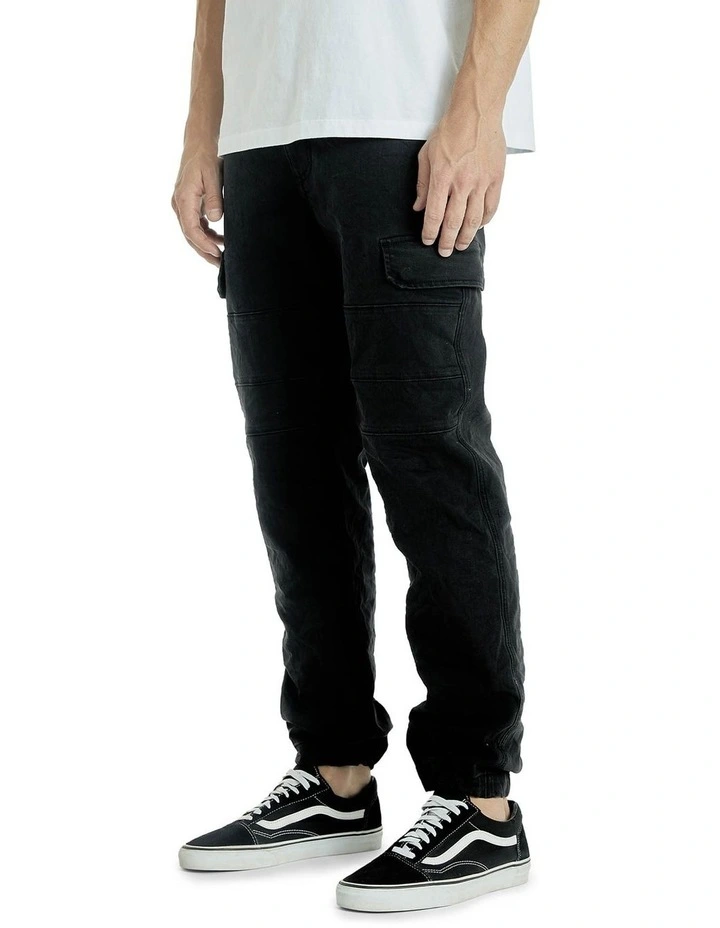 Michigan Side Pocket Cargo in Black image 5