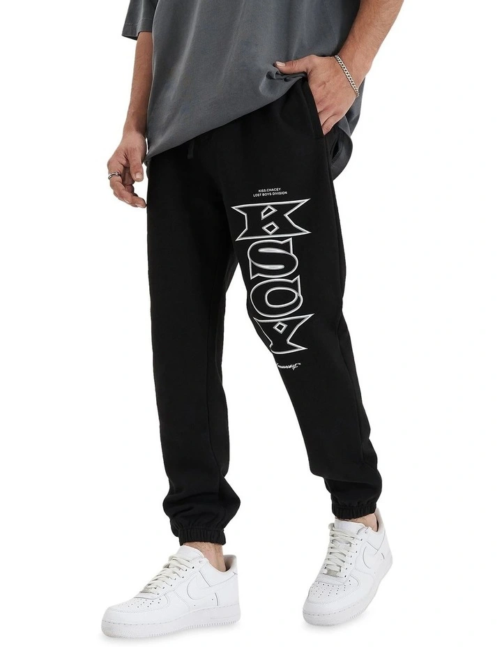Deep Heavy Trackpant in Jet Black image 2