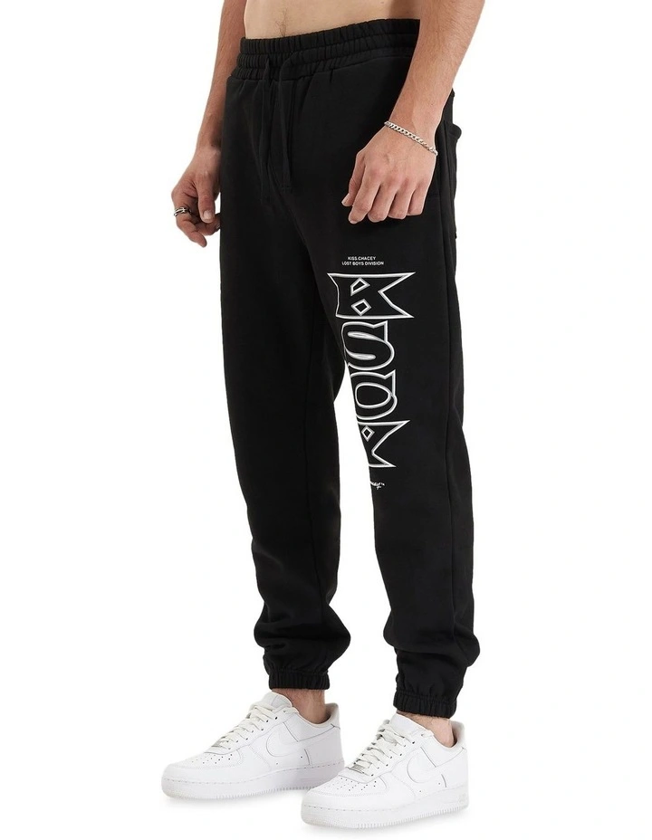 Deep Heavy Trackpant in Jet Black image 7