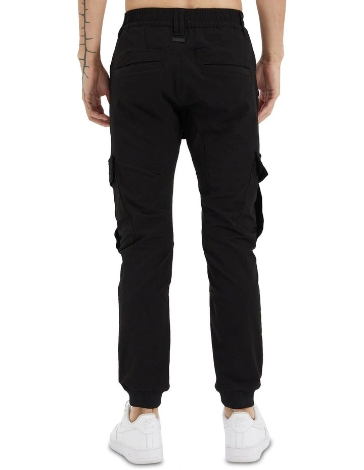 F150 Slim Nylon Jogger in Black image 2