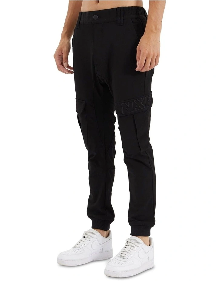 F150 Slim Nylon Jogger in Black image 3