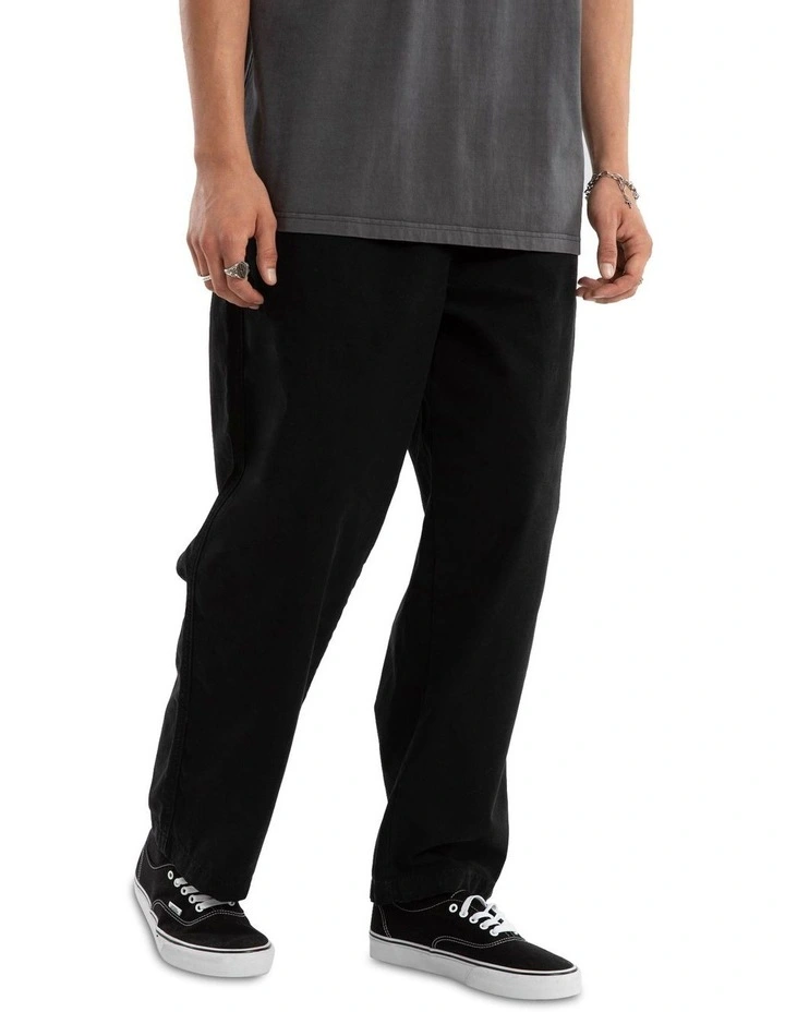 Diablo Baggy Pant in Black image 6