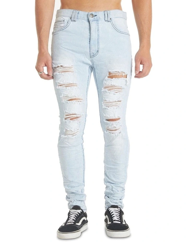 Tyler Super Skinny Fit Jeans in Blue image 4