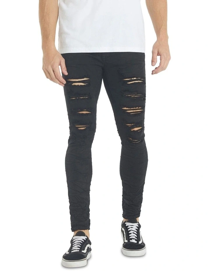 Tyler Super Skinny Fit Jeans in Black image 1