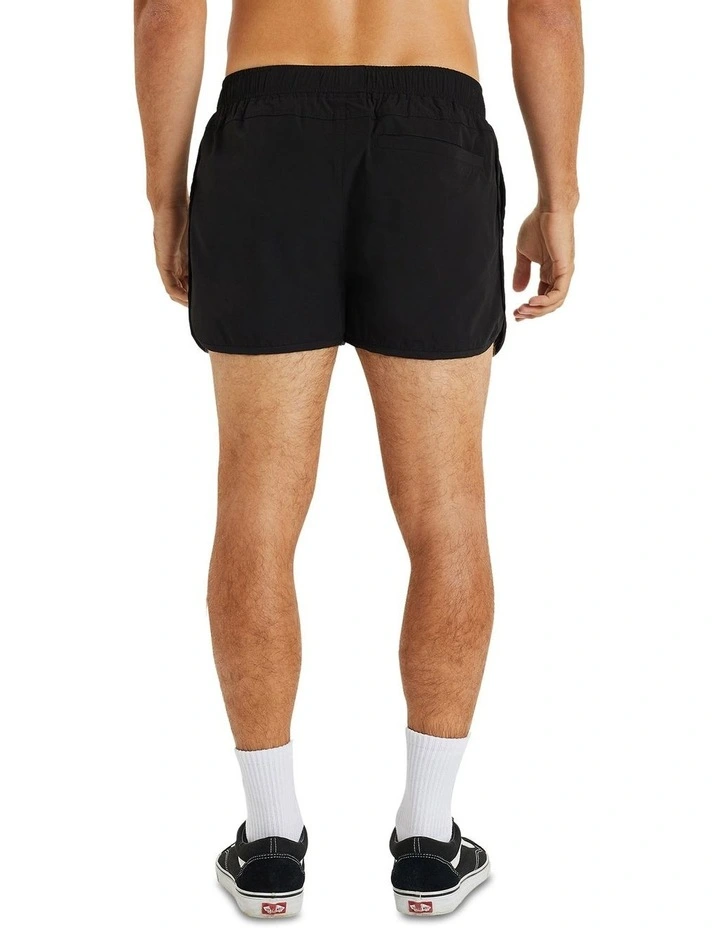 Dark Side Runner Shorts in Jet Black image 6