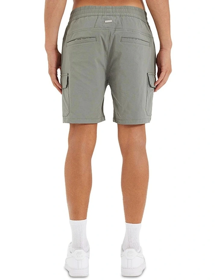 S150 Slim Stretch Cargo Short in Grey image 2