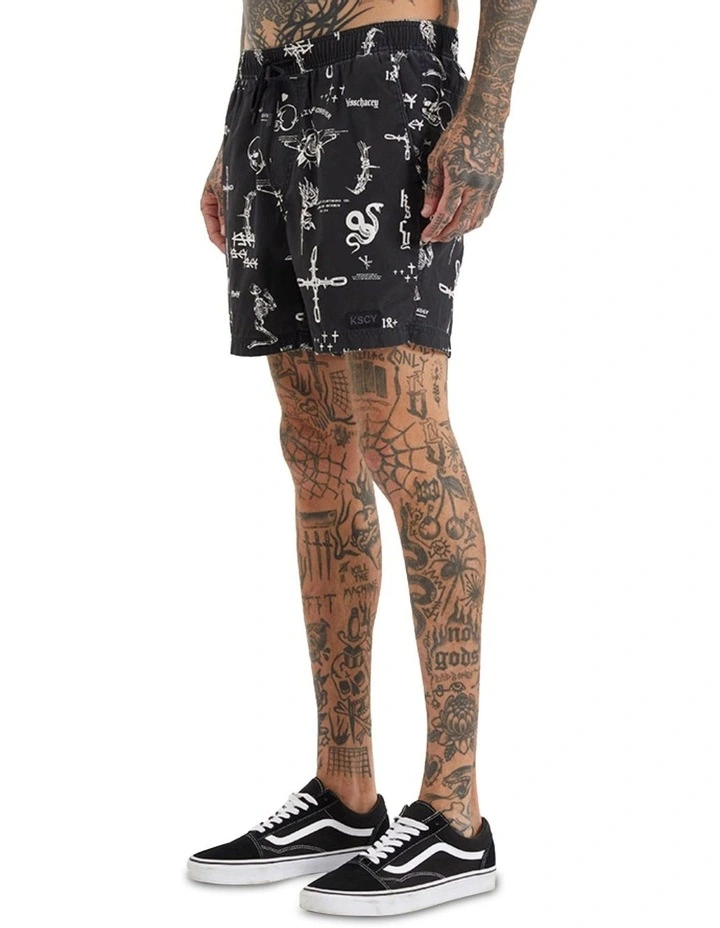 Ratley Beach Shorts in Ratley Print image 3
