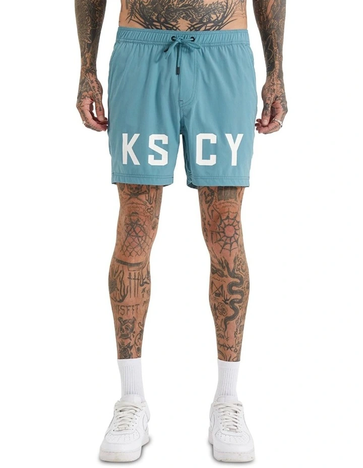 Bronant  Beach Shorts in Brittany Blue image 1