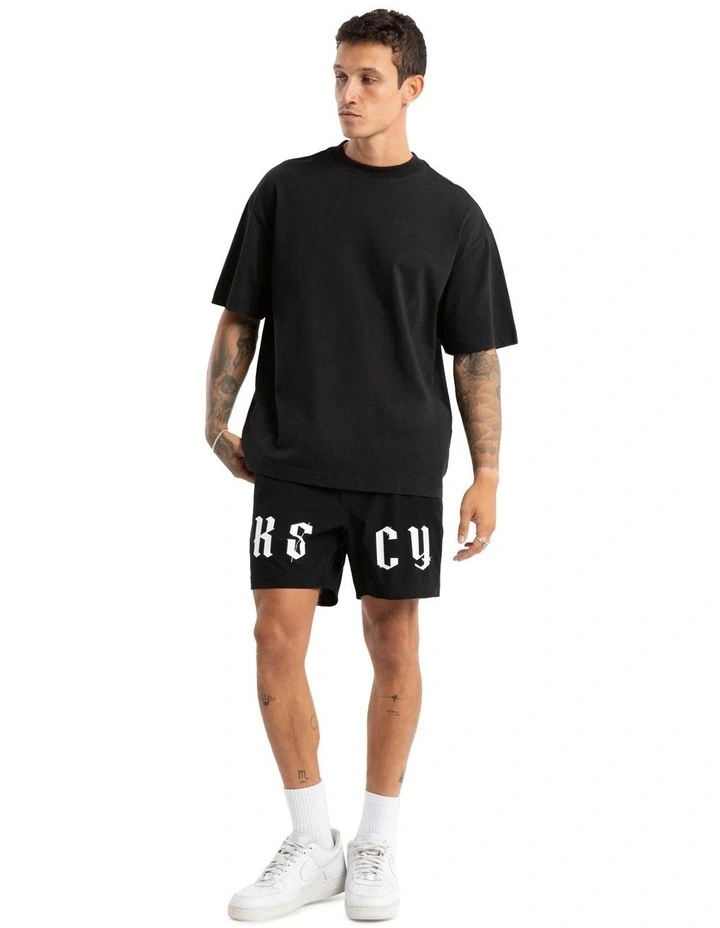 Studio Beach Short in Black image 4