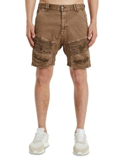 Hellcat Denim Short in Brown