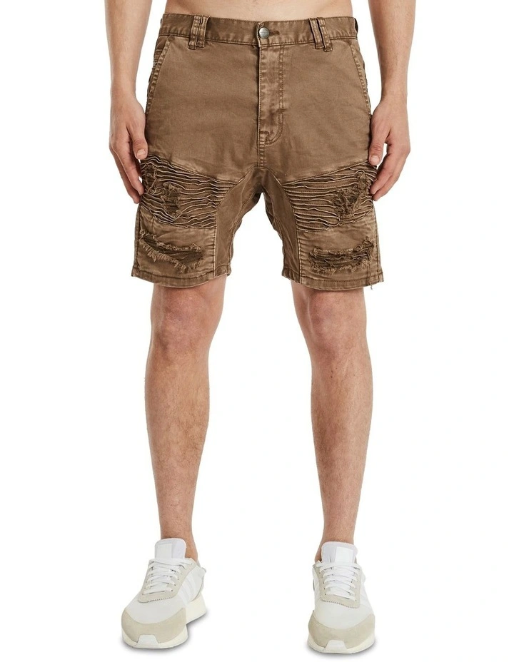 Hellcat Denim Short in Brown image 1