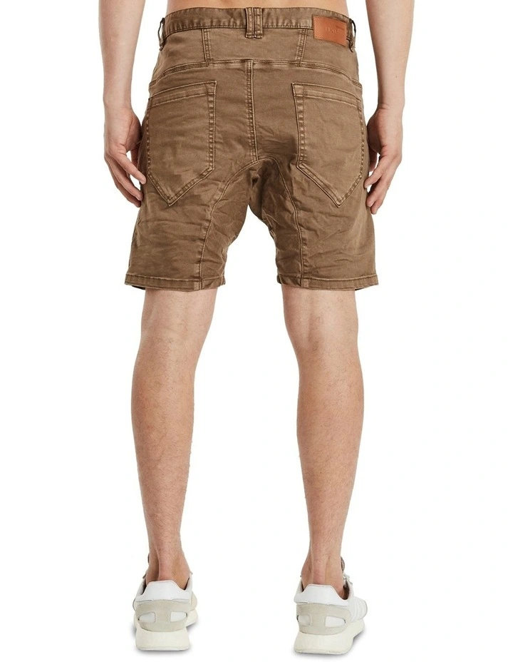 Hellcat Denim Short in Brown image 3