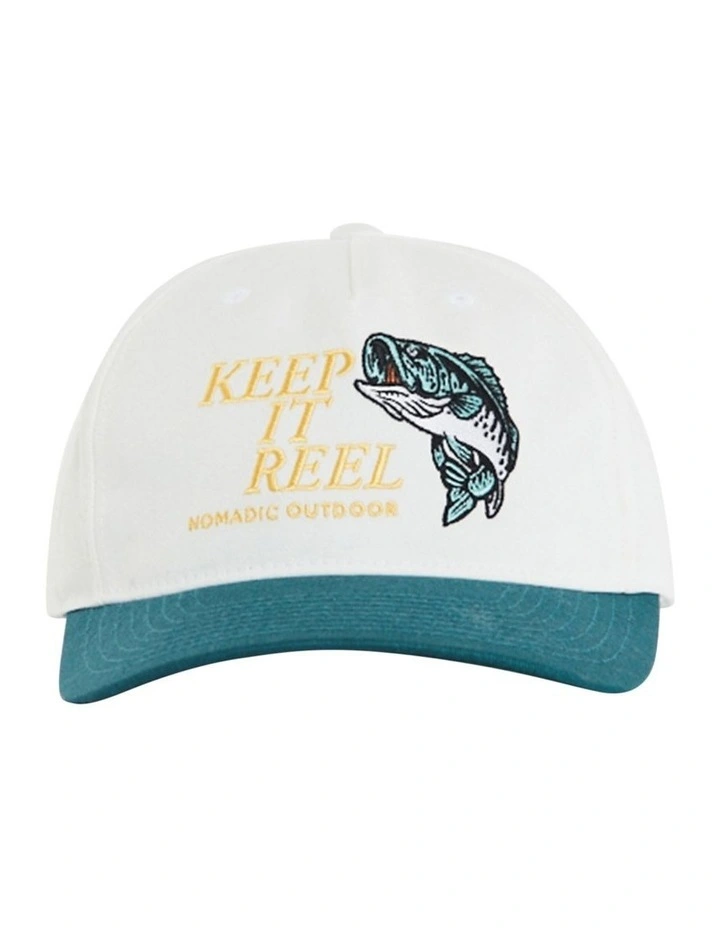 Realist Golfer Cap in White/Balsam image 1