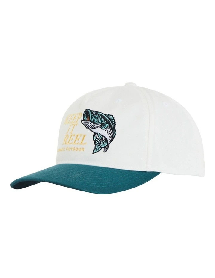 Realist Golfer Cap in White/Balsam image 2