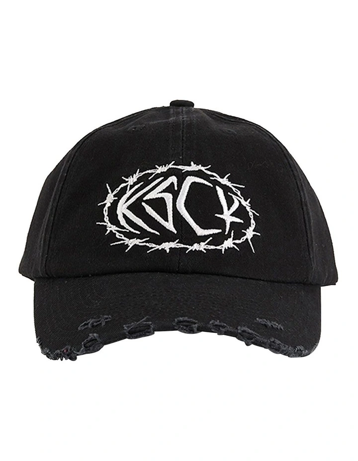 Birstall Dad Cap in Jet Black image 1