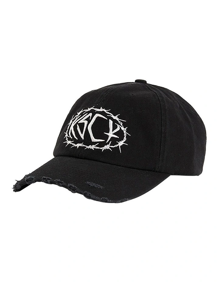 Birstall Dad Cap in Jet Black image 3
