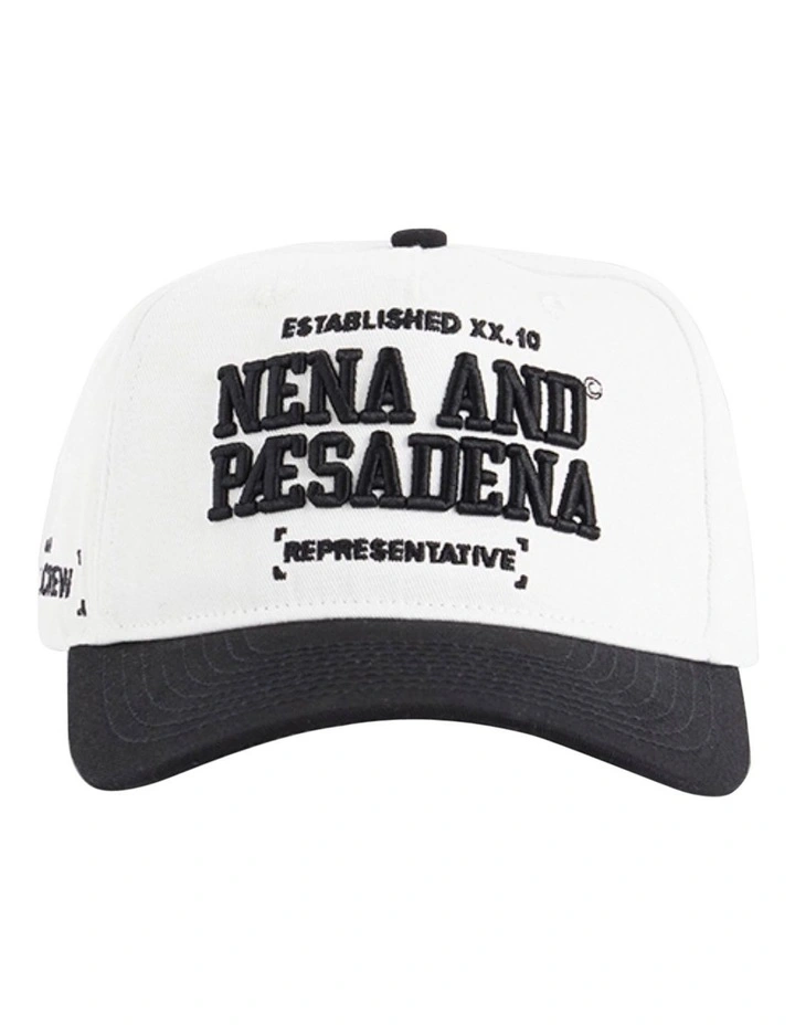 Overtaking Golfer Cap in Natural/Black image 1