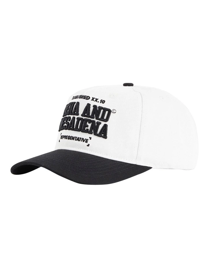 Overtaking Golfer Cap in Natural/Black image 3