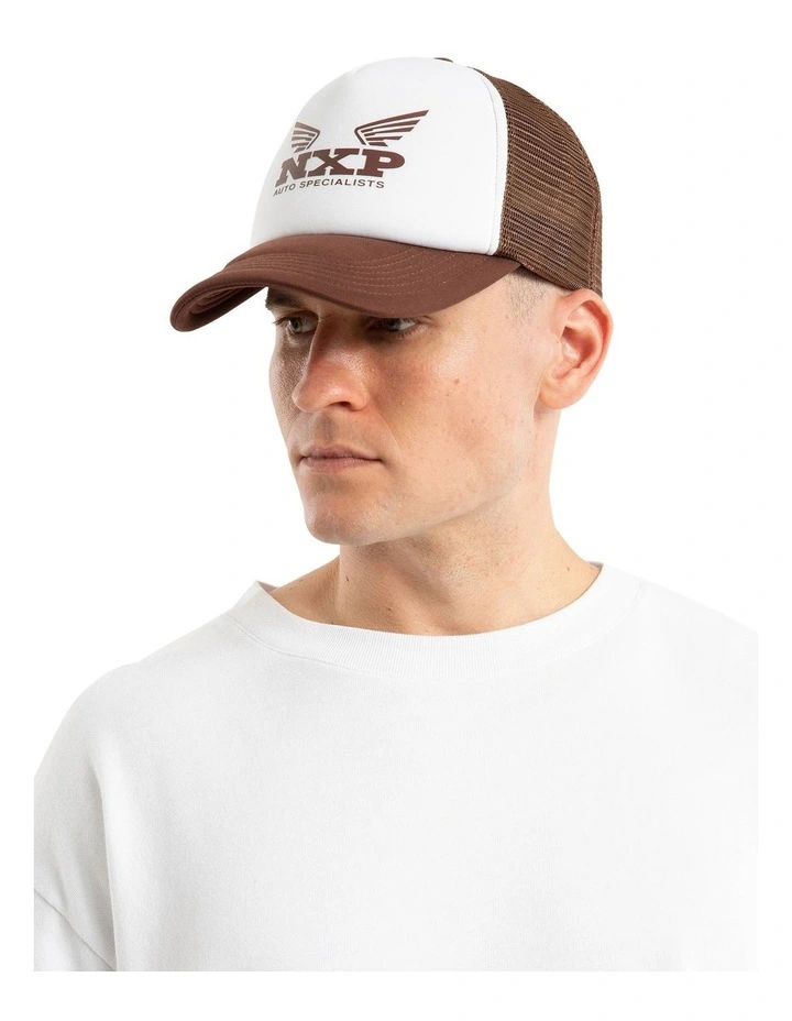 Centaur Trucker Cap in Brown image 1