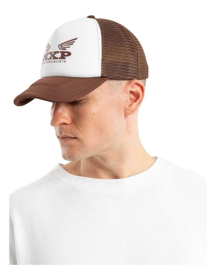 Centaur Trucker Cap in Brown image 2