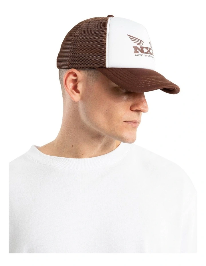 Centaur Trucker Cap in Brown image 3