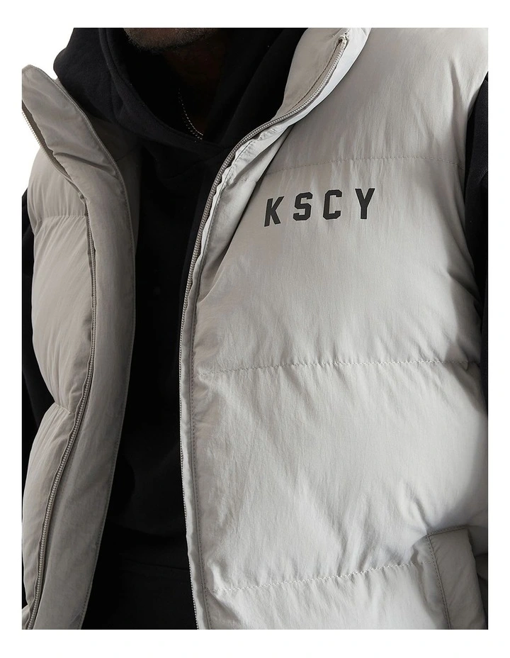 Paloma Puffer Vest in Pigment Paloma image 6
