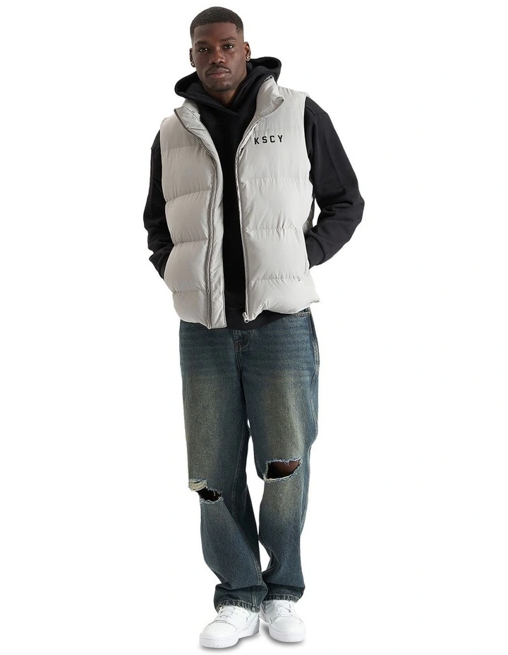 Paloma Puffer Vest in Pigment Paloma image 7
