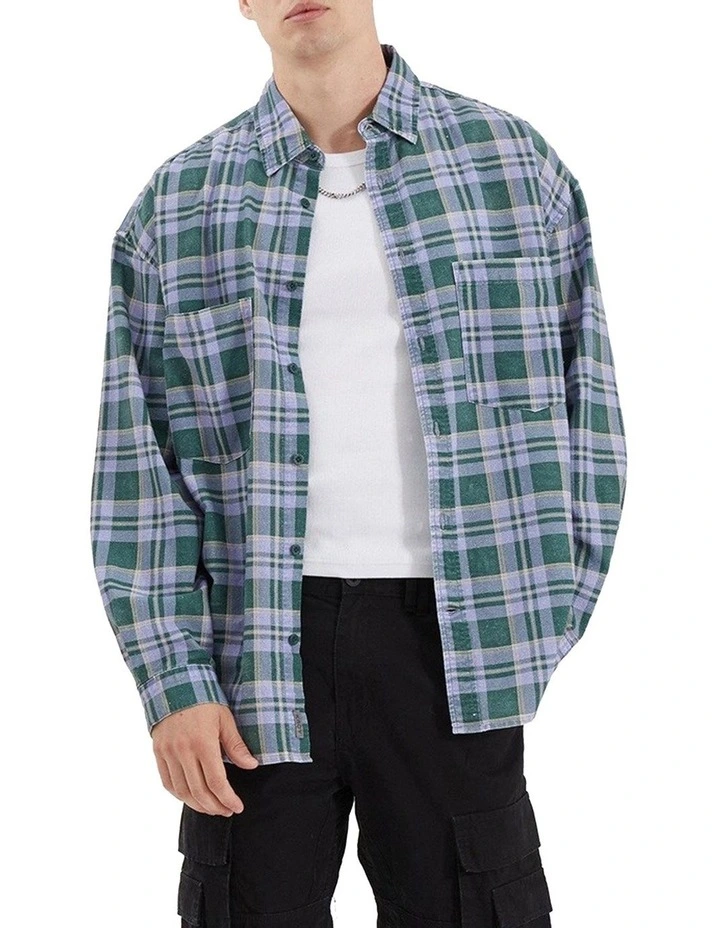 Craigton Printed Casual Longsleeve Shirt in Multi image 1