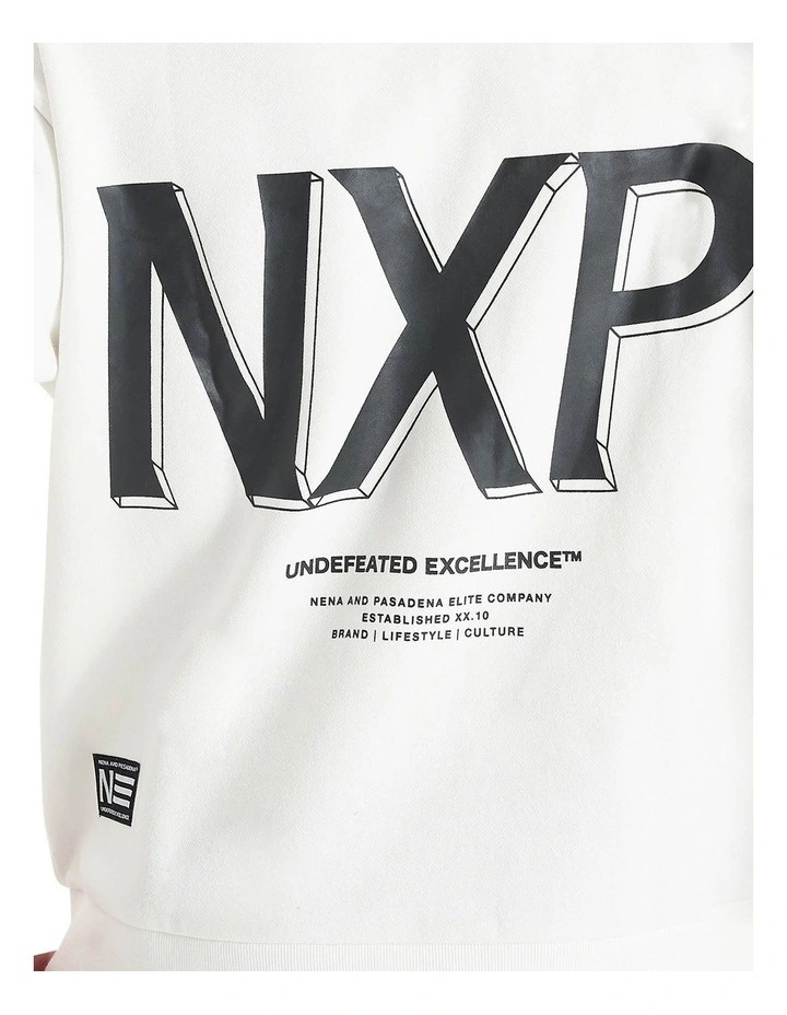 Federation Heavy Relaxed Sweater in Natural White image 4