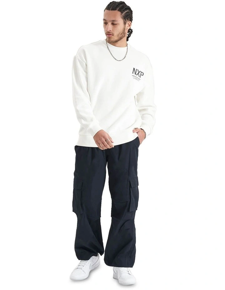 Federation Heavy Relaxed Sweater in Natural White image 5