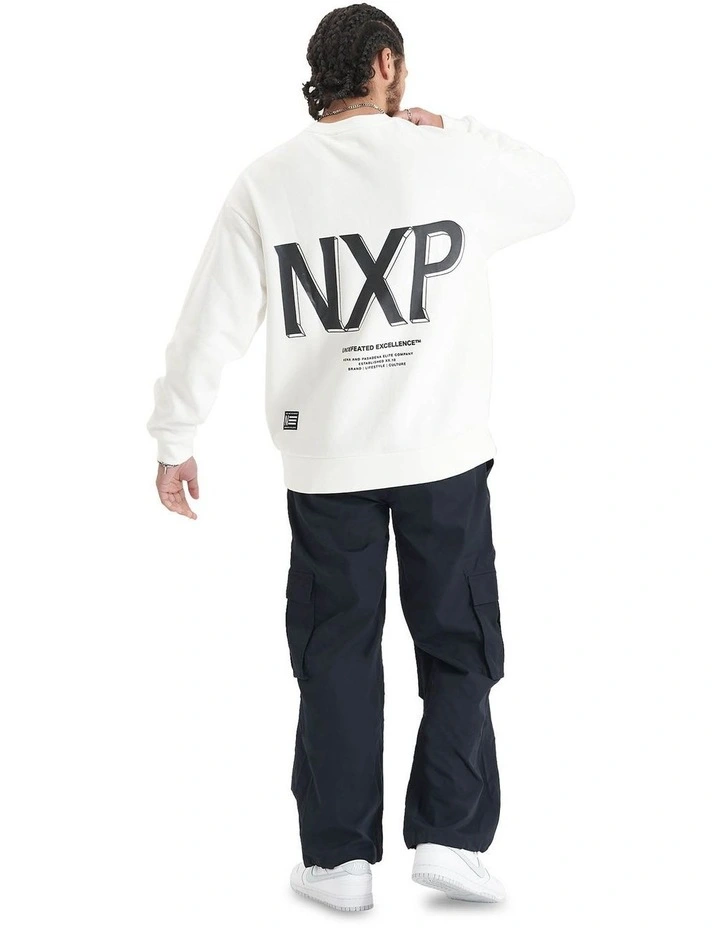 Federation Heavy Relaxed Sweater in Natural White image 6