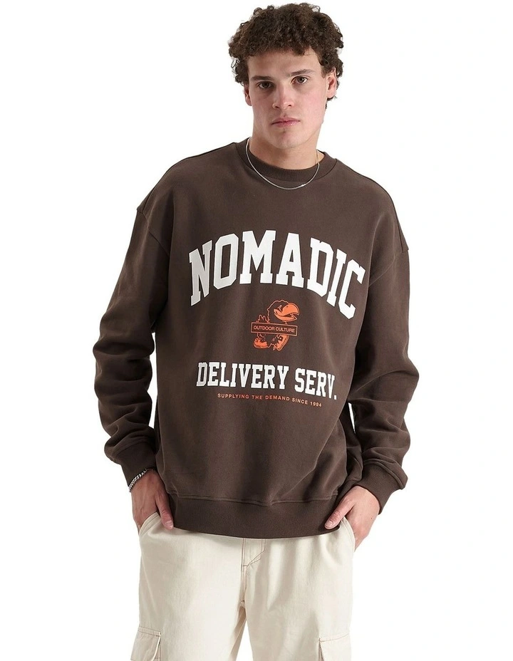 Amore Relaxed Sweater in Hot Fudge image 1