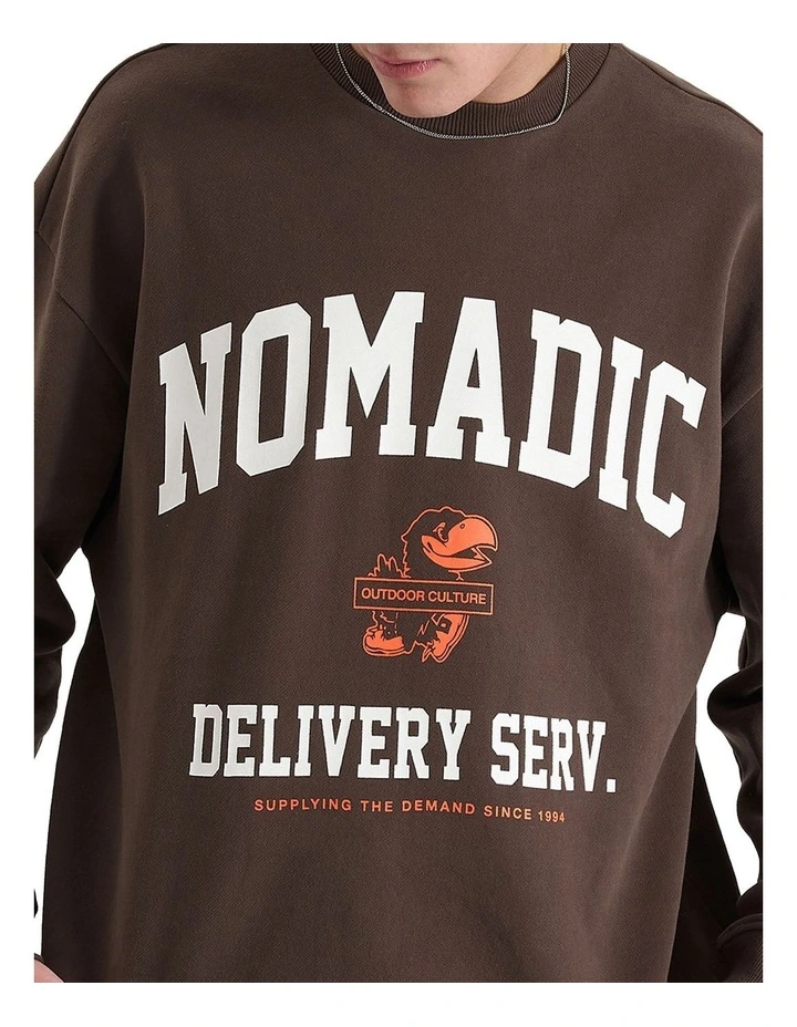 Amore Relaxed Sweater in Hot Fudge image 3