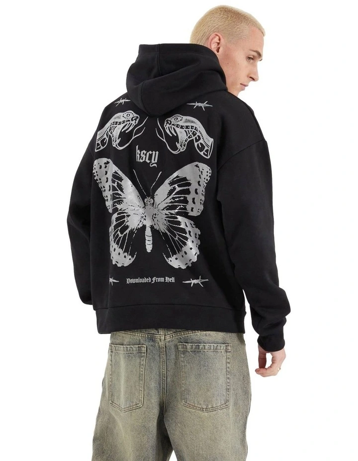 Download Oversized Hoodie in Black image 2