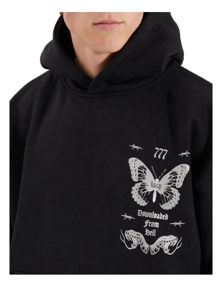 Download Oversized Hoodie in Black image 3