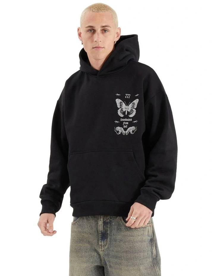 Download Oversized Hoodie in Black image 4