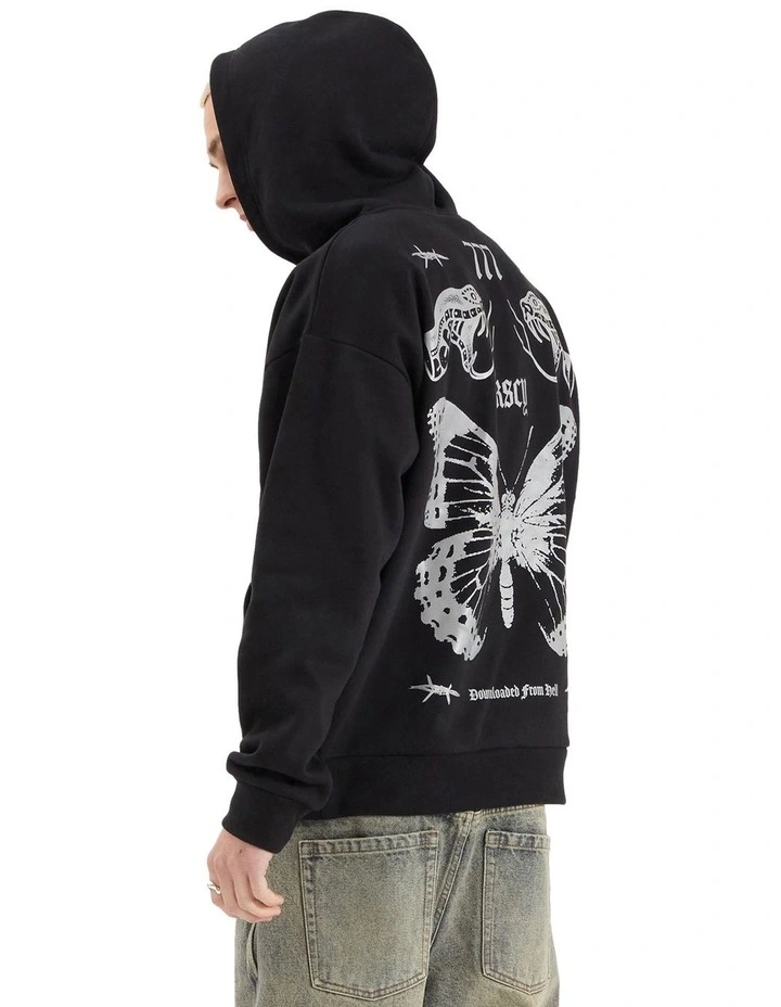 Download Oversized Hoodie in Black image 5