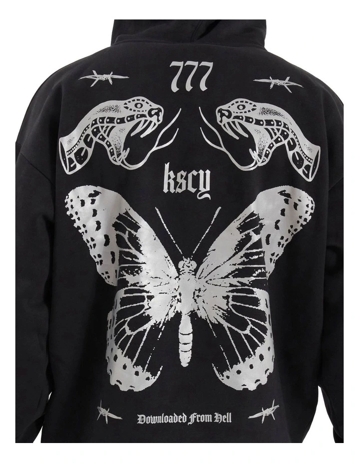 Download Oversized Hoodie in Black image 6