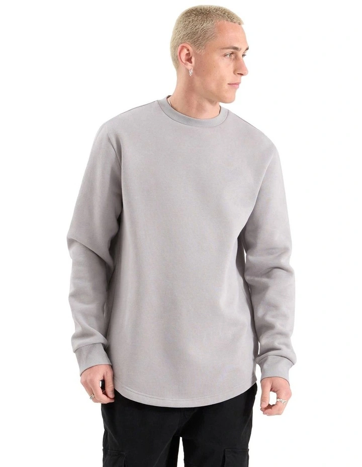Fernie Dual Curved Sweater in Grey image 1