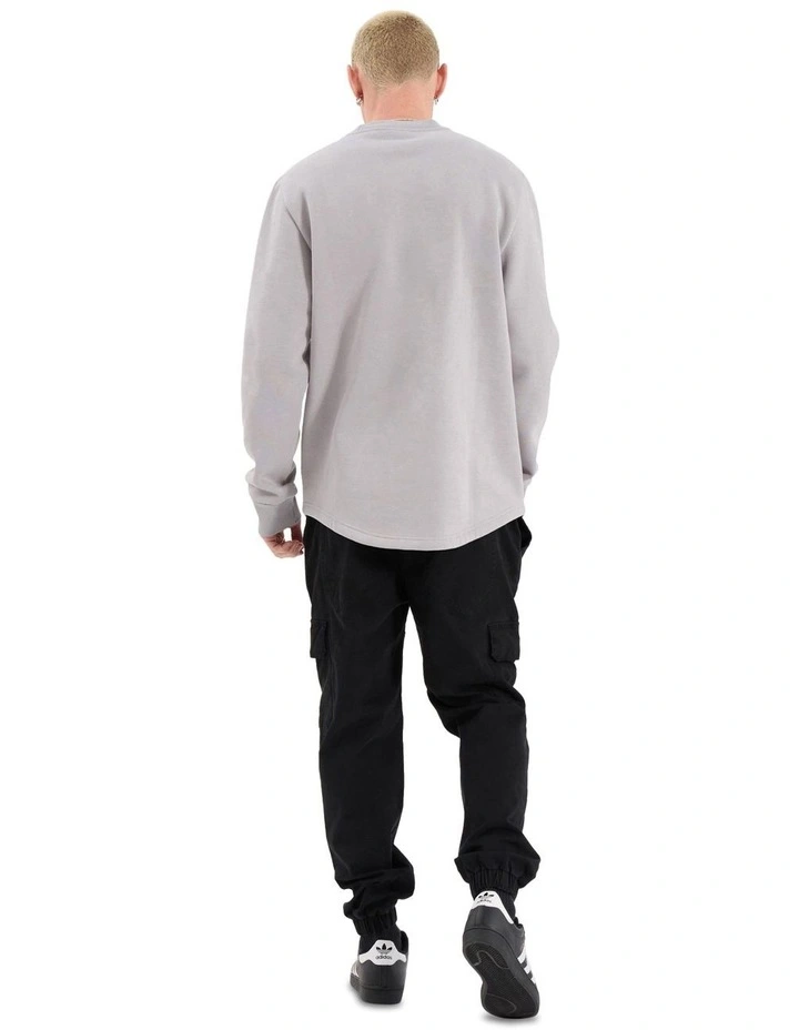 Fernie Dual Curved Sweater in Grey image 4
