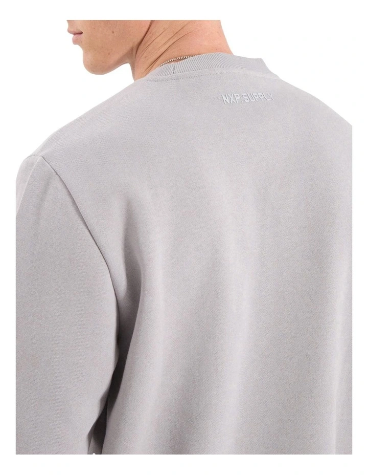 Fernie Dual Curved Sweater in Grey image 5