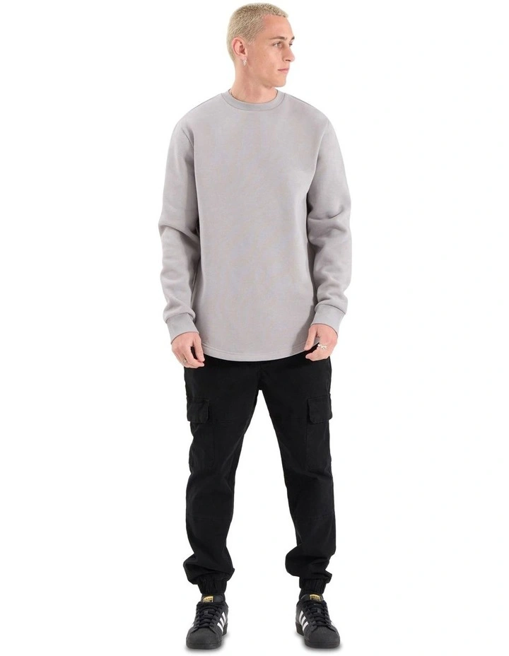 Fernie Dual Curved Sweater in Grey image 6