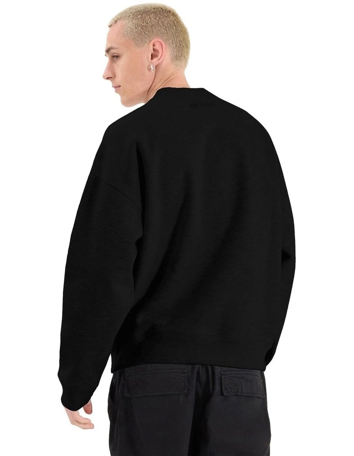 Tulsa Box Fit Sweater in Black image 2