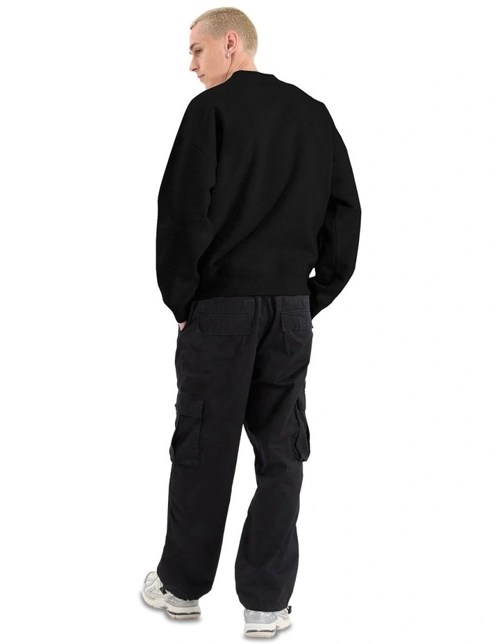 Tulsa Box Fit Sweater in Black image 4