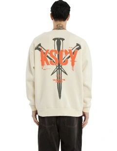 Attached Relaxed Sweater in Tofu